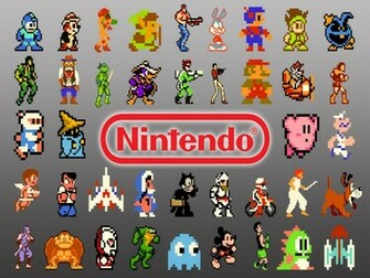 Retro Nes Wallpaper Stock Photos