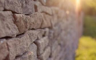 Close Up Wall Brick Sun Background Wallpaper Widescreen