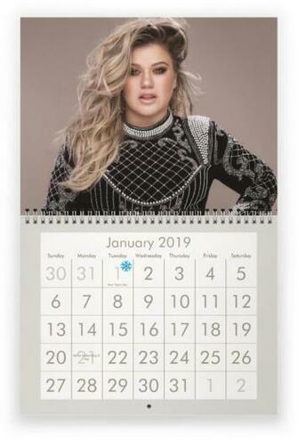 Details About Kelly Clarkson Wall Calendar Clearance In