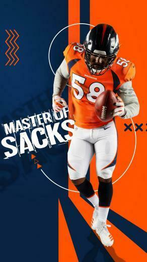 Von Miller Denver Broncos HD Wallpaper For iPhone Nfl