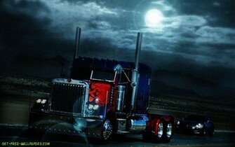 Optimus Prime Truck Transformers Wallpaper