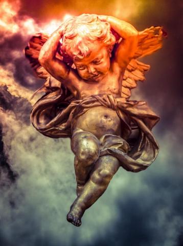Cherub Fantasy Seraphim Cherubim Flying Celestial Psyche