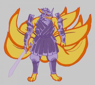 Kurama With Susanoo Armor HD By Masterchristian