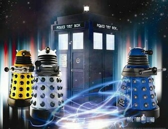 Dalek And Tardis Wallpaper