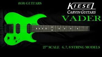 Carvin Kiesel Guitars Announce The Vader Headless Models