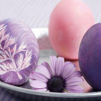 Blue Easter Eggs Wallpaper