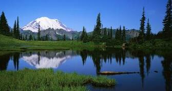 Mount Rainier Washington Usa Desktop Wallpaper Nature Goodwp