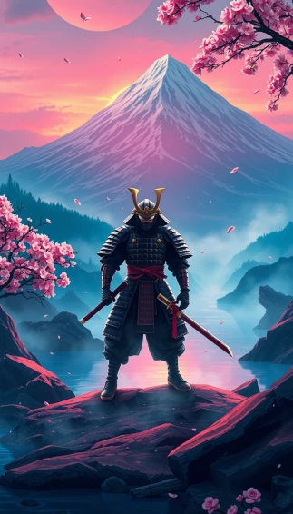 Samurai Phone Wallpaper