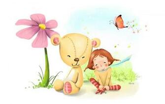 My Friend Teddy Bear Computer Desktop Wallpaper Pictures