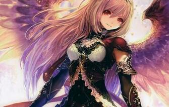 Wallpaper Girl Smile Wings Anime Art Diadema Tachikawa