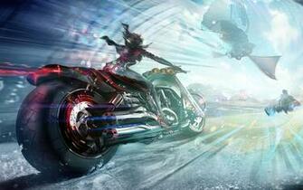 Girl HD Wallpaper Bike