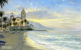 Robert Finale Impressionistic Oil Painting Wallpaper