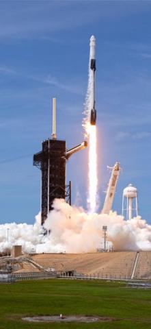 Falcon Rocket On The Demo Mission Spacex Phone iPhone