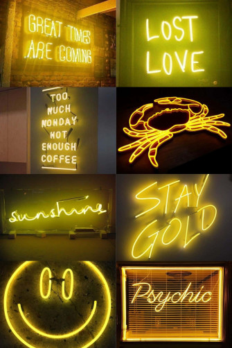 The Yellow Sign Wallpaper