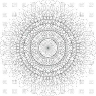 Guilloche Rosette Background Vector Image Of Background Textures