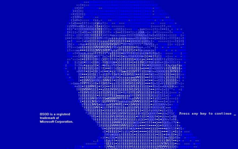 Bsod Bill Gates Wallpaper Stock Photos