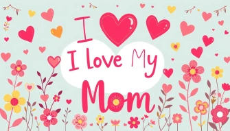 I Love My Mom Wallpaper