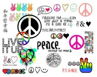 Cool Peace Sign Background