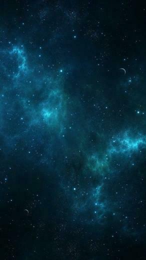 Deep Blue Space iPhone S Wallpaper Phone