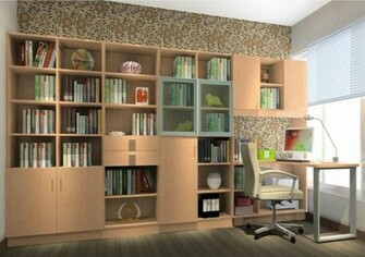 Study Room Wallpaper Design Ideas Purple