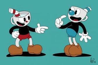 Cuphead And Mugman Colored By Jdaggs92