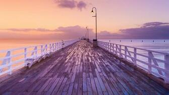 Wooden Pier HD Wallpaper Id Wallpapervortex