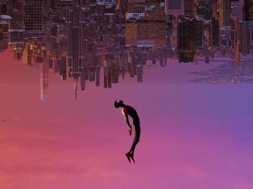 Spiderman Upside Down Dive Fan Art Wallpaper HD Image