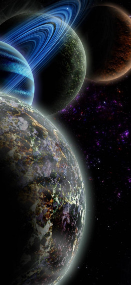 Note Plus Planets Wallpaper