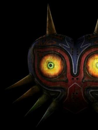 The Legend Of Zelda Mask iPad Wallpaper