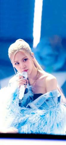Blackpink Rose Blue Wallpaper Ros