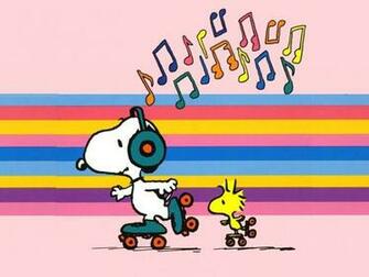 Roller Skating Snoopy And Peanuts