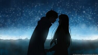 Night Wallpaper Love Kimi Ni Todoke Anime Girls