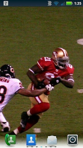 Bigger Frank Gore Live Wallpaper For Android Screenshot