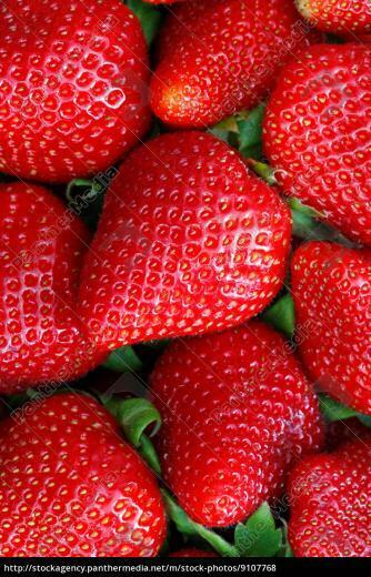 Strawberries Background Royalty Photo