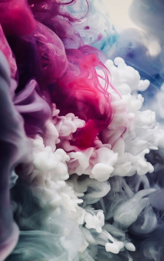 Rainbow Smoke Background Wallpaper