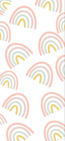 Pastel Rainbow iPhone Wallpaper