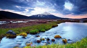 Beautiful River Landscape Wallpaper Full HD