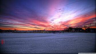Winter Sunrise Wallpaper