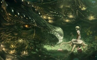 Little Girls Dragon Wallpaper