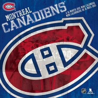 Calendars Montreal Canadiens Bilingual Mini Wall Calendar