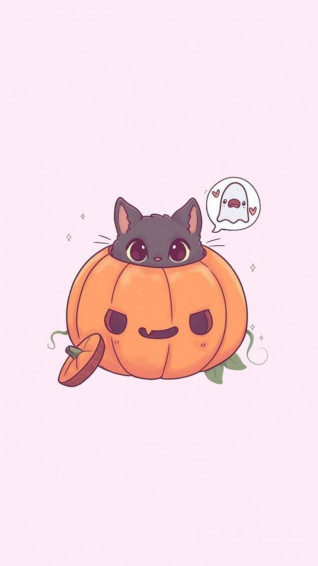 Halloween Kawaii Wallpaper By Zaralaotaku