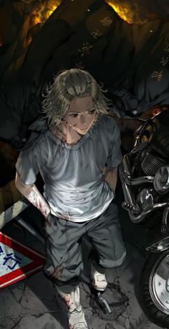 Tokyo Revengers Motorcycle Manji Mikey Gang Fanart