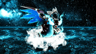 Mega Charizard X Wallpaper By Glench