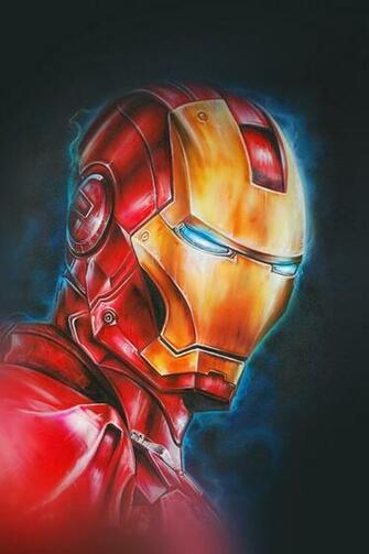 Ios7 Ironman Portrait Parallax HD iPhone iPad