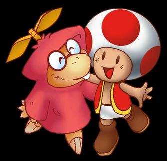 Little Toadies By Wingedblueshell Character Mario Characters
