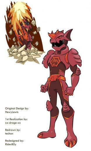 Baragon Ranger By Riderb0y With Image Power Rangers Godzilla