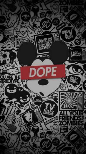 Dope Mickey Fondos De Pantalla Fondo Supreme