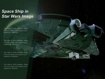 Space Ship In Star Wars Image Powerpoint Shapes