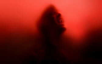 True Blood Red Vampire Fangs Dark Wallpaper