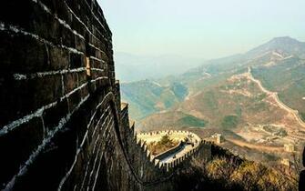Great Wall Of China Landscape Wallpaper HD Desktop And